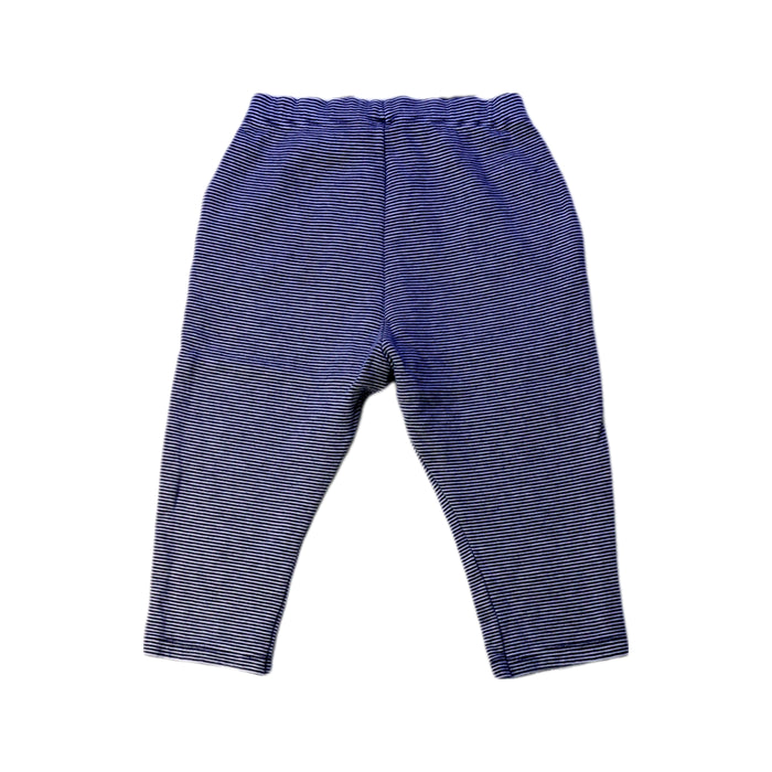 A Navy Casual Pants from Petit Bateau in size 12-18M for neutral. (Back View)