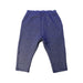 A Navy Casual Pants from Petit Bateau in size 12-18M for neutral. (Back View)