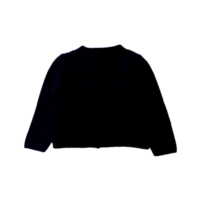 A Black Cardigans from Petit Bateau in size 4T for girl. (Back View)