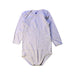 A Grey Long Sleeve Bodysuits from Petit Bateau in size 12-18M for boy. (Front View)