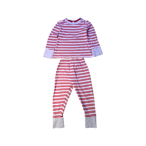A Red Pyjama Sets from The Little White Company in size 12-18M for boy. (Front View)