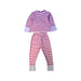 A Red Pyjama Sets from The Little White Company in size 12-18M for boy. (Front View)