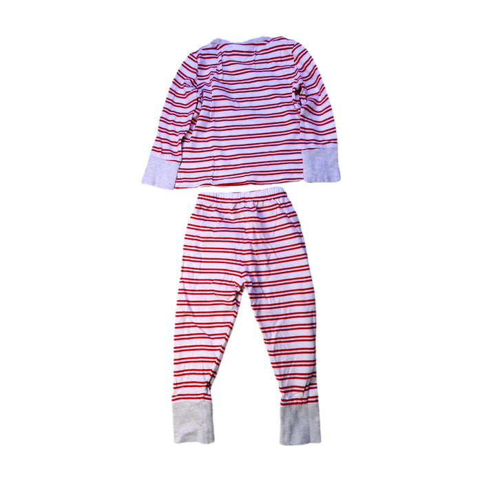 A Red Pyjama Sets from The Little White Company in size 12-18M for boy. (Back View)