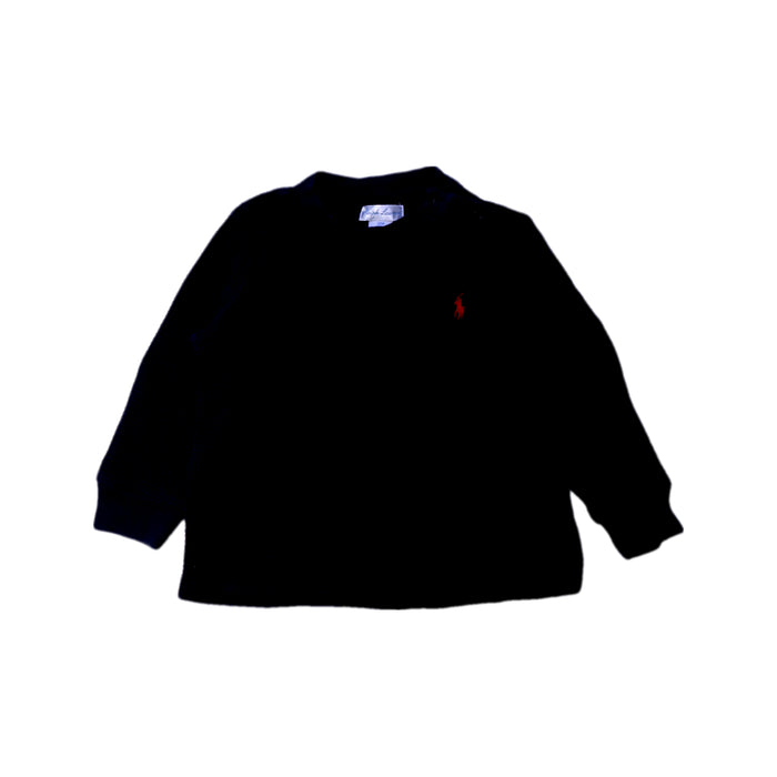 A Black Crewneck Sweatshirts from Ralph Lauren in size 6-12M for neutral. (Front View)