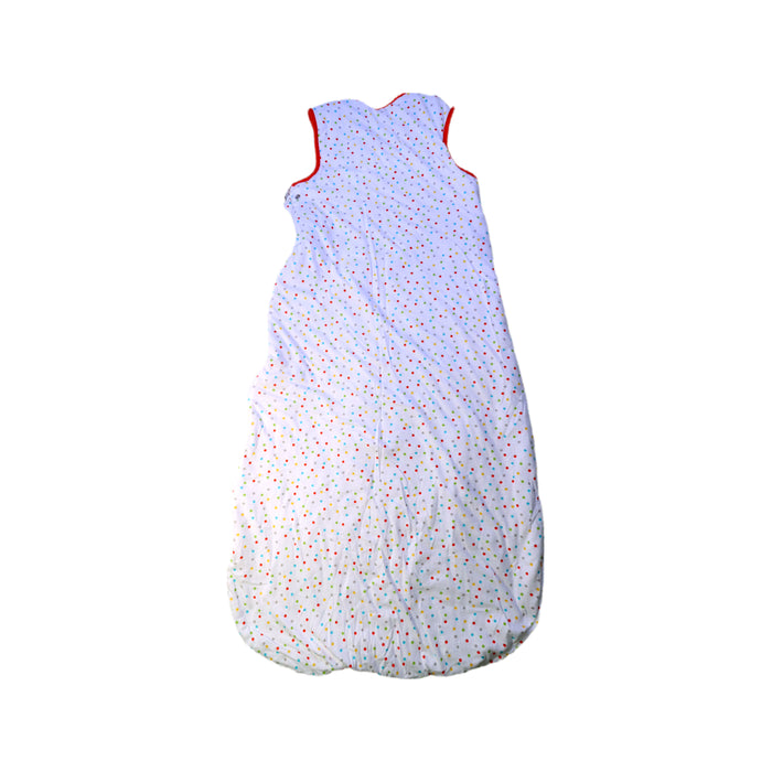 A White Sleepsacs from The Gro Company in size 18-24M for neutral. (Back View)