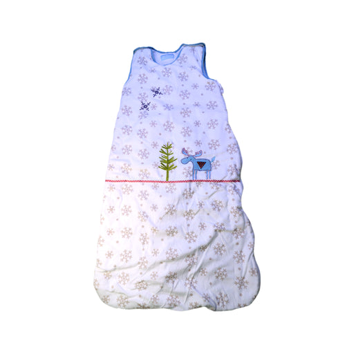 A White Sleepsacs from The Gro Company in size 18-24M for neutral. (Front View)