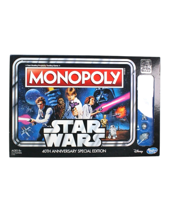 A Black Board Games & Puzzles from Hasbro in size 8Y for neutral. (Front View)