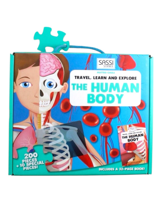 A Blue Board Games & Puzzles from Sassi Junior in size 6T for neutral. (Front View)
