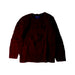A Burgundy Knit Sweaters from Polo Ralph Lauren in size 6T for boy. (Front View)