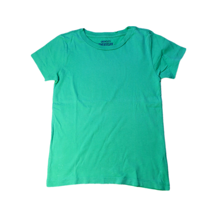 A Green Short Sleeve T Shirts from Crewcuts in size 4T for boy. (Front View)