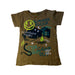 A Green Short Sleeve T Shirts from Crewcuts in size 4T for boy. (Front View)
