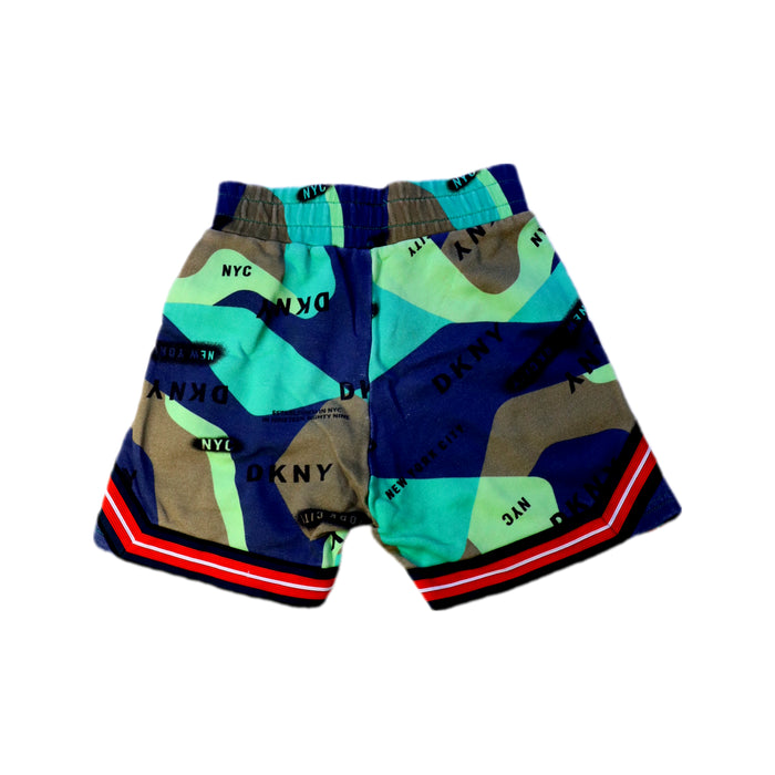 A Multicolour Shorts from DKNY in size 4T for boy. (Back View)
