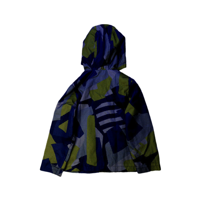 A Blue Rain Jackets from Timberland in size 5T for boy. (Back View)