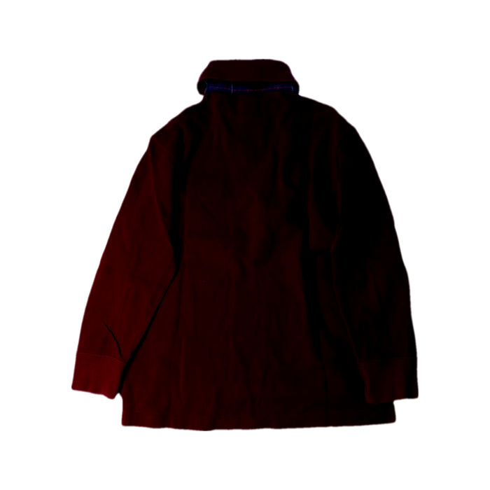 A Burgundy Long Sleeve Polos from Polo Ralph Lauren in size 4T for boy. (Back View)