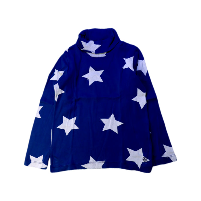 A Blue Long Sleeve Tops from Petit Bateau in size 5T for neutral. (Front View)