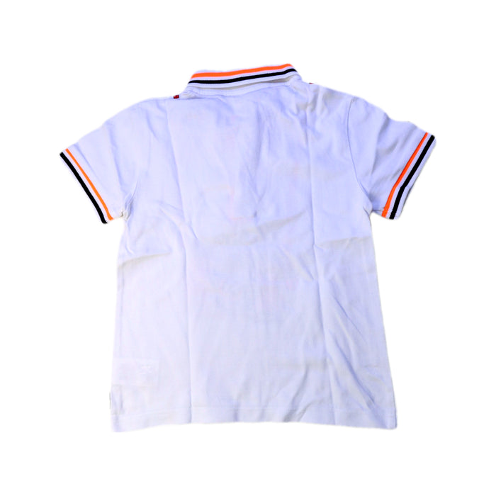 A White Short Sleeve Polos from Little Marc Jacobs in size 6T for boy. (Back View)