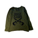 A Green Long Sleeve T Shirts from Zadig & Voltaire in size 5T for boy. (Front View)