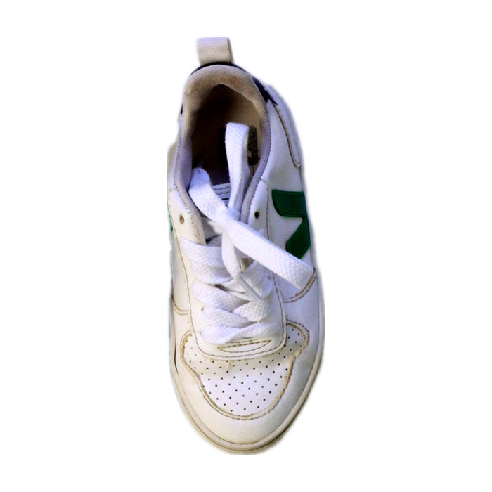 A White Sneakers from Veja in size 5T for boy. (Back View)