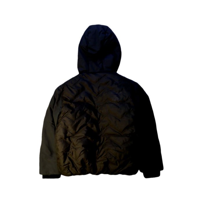 A Black Puffer/Quilted Jackets from IKKS in size 6T for neutral. (Back View)