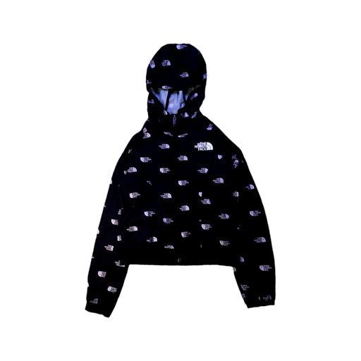 A Black Rain Jackets from The North Face in size 7Y for neutral. (Front View)