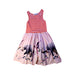 A Red Sleeveless Dresses from Molo in size 7Y for girl. (Front View)