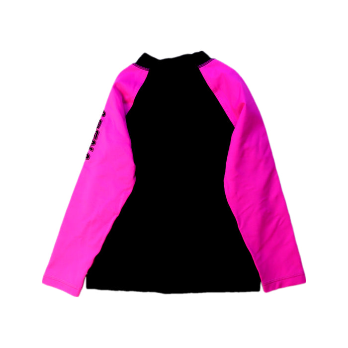 A Black Rash Guards from Arena in size 5T for girl. (Back View)