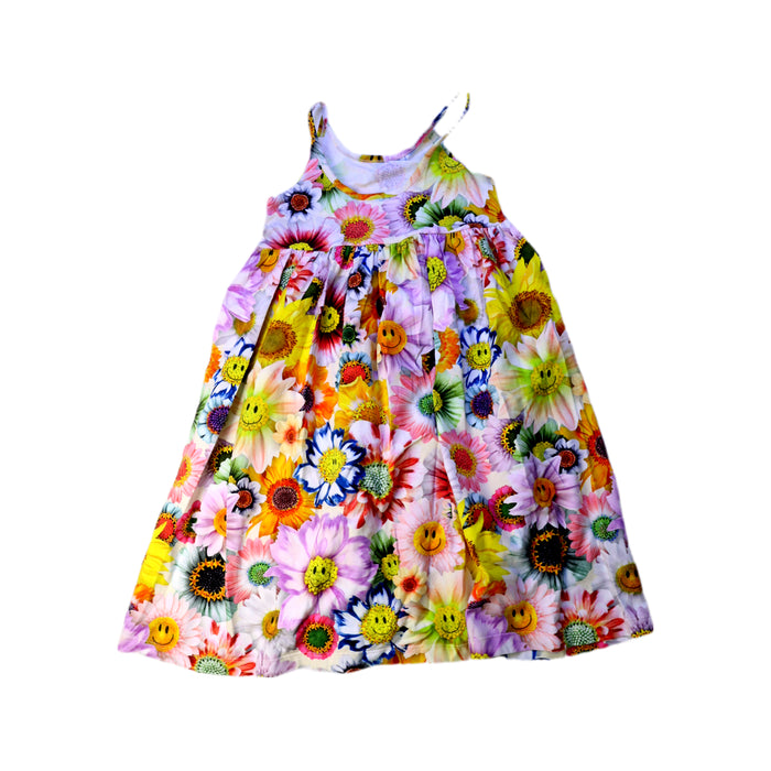 A Multicolour Sleeveless Dresses from Molo in size 7Y for girl. (Back View)