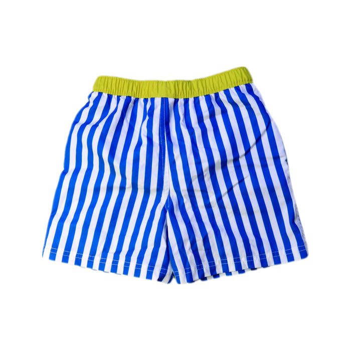 A Blue Swim Shorts from Boden in size 5T for boy. (Back View)
