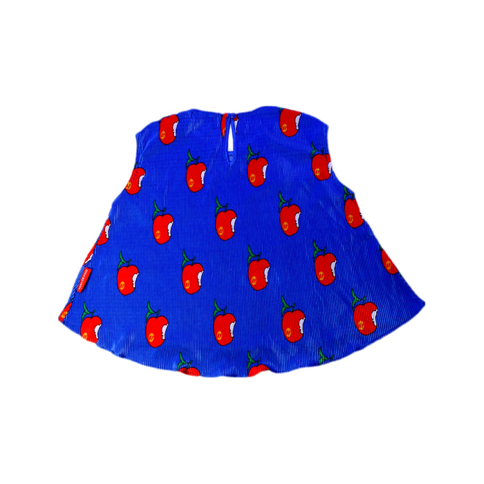 A Blue Sleeveless Tops from Bebe de Pino in size 4T for girl. (Back View)