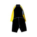 A Yellow Wetsuits from Minnex in size 4T for neutral. (Back View)