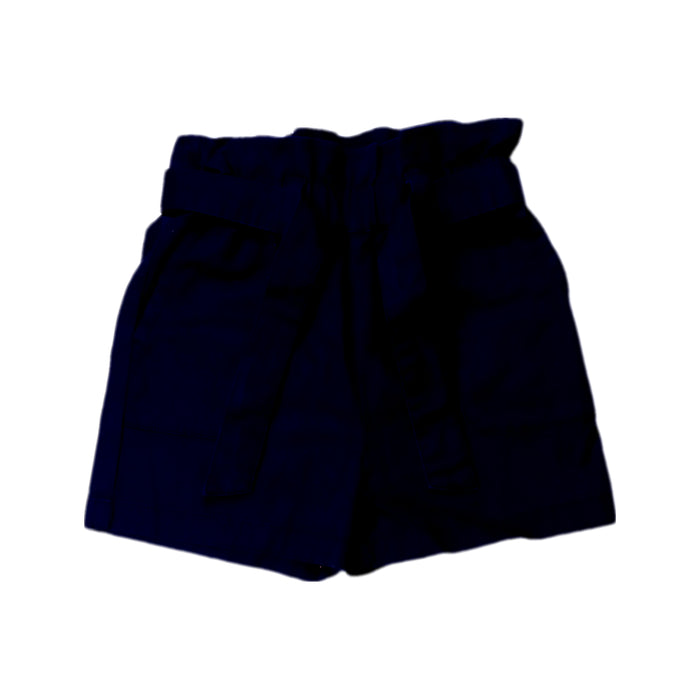 A Navy Shorts from Petit Bateau in size 3T for girl. (Front View)