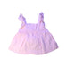 A Pink Sleeveless Tops from Cyrillus in size 6T for girl. (Back View)