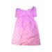 A Pink Short Sleeve Dresses from Jacadi in size 6T for girl. (Back View)