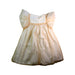 A Ivory Short Sleeve Dresses from Chateau de Sable in size 4T for girl. (Back View)
