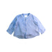 A Blue Long Sleeve Shirts from Nanos in size 6-12M for boy. (Front View)