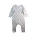 A Grey Long Sleeve Rompers from Seed in size 3-6M for boy. (Back View)