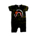 A Green Short Sleeve Rompers from BAPE KIDS in size 12-18M for boy. (Front View)