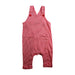 A Red Long Overalls from Chateau de Sable in size Newborn for boy. (Front View)