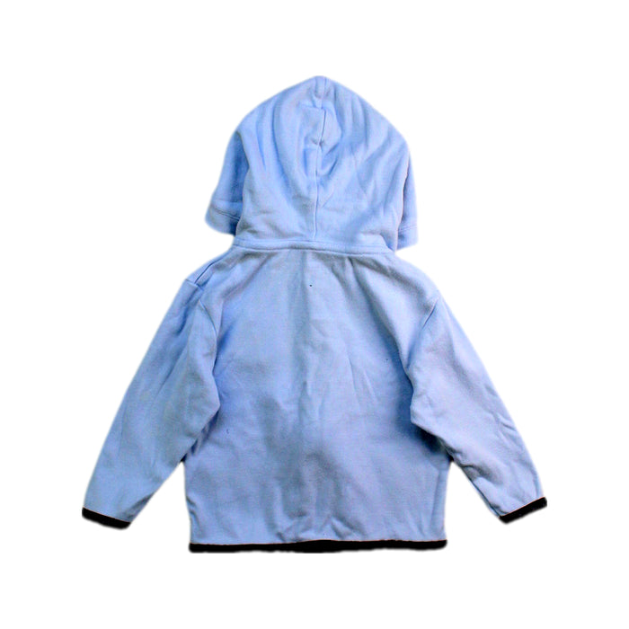 A Blue Hooded Sweatshirts from Karl Lagerfeld in size 6-12M for boy. (Back View)