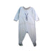 A White Onesies from Petit Bateau in size 3-6M for boy. (Front View)