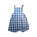 A Blue Sleeveless Rompers from Seed in size 12-18M for boy. (Front View)