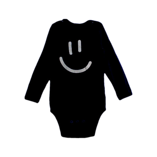 A Navy Long Sleeve Bodysuits from Molo in size 12-18M for boy. (Front View)