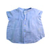 A Blue Short Sleeve Shirts from Nanos in size 3-6M for girl. (Front View)