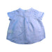 A Blue Short Sleeve Shirts from Nanos in size 3-6M for girl. (Back View)