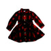 A Red Long Sleeve Dresses from Ralph Lauren in size 3-6M for girl. (Front View)