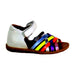 A Multicolour Sandals from Pom d’Api in size 12-18M for girl. (Front View)
