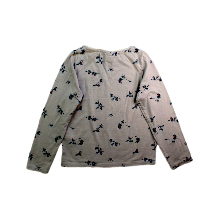 A White Long Sleeve Tops from Petit Bateau in size 6T for boy. (Back View)