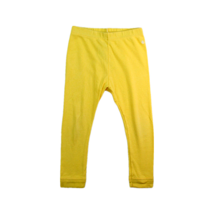 A Yellow Leggings from Petit Bateau in size 18-24M for neutral. (Front View)