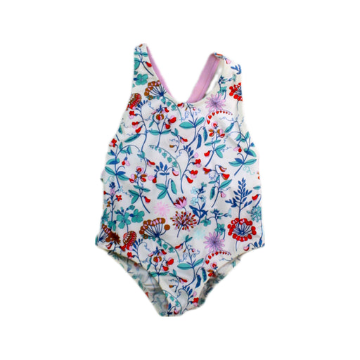 A Multicolour Swimsuits from Jacadi in size 12-18M for girl. (Front View)