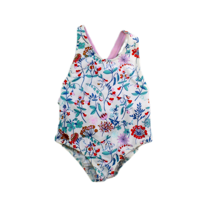 A Multicolour Swimsuits from Jacadi in size 12-18M for girl. (Front View)